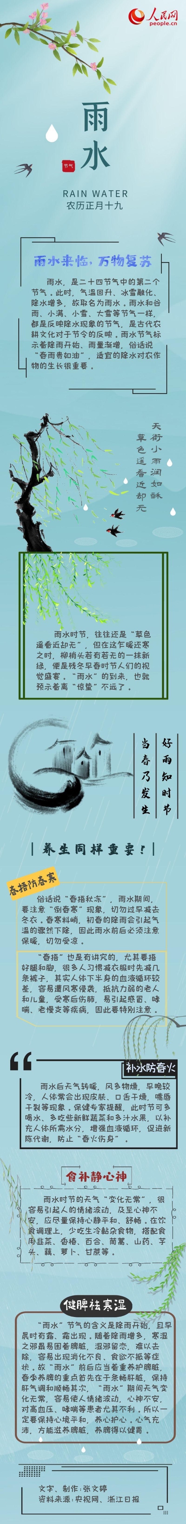 雨水来临 万物复苏之时别忘了这些养生常识！(图1)